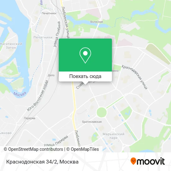 Карта Краснодонская 34/2