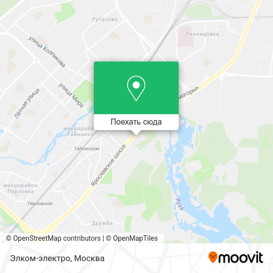 Карта Элком-электро