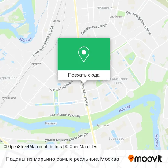 Карта Пацаны из марьино самые реальные