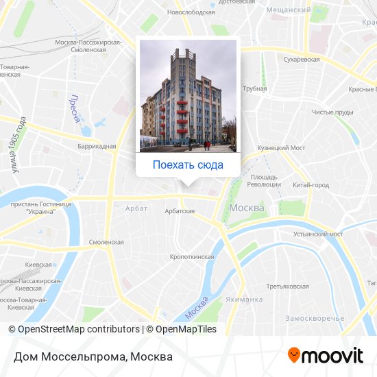 Карта Дом Моссельпрома