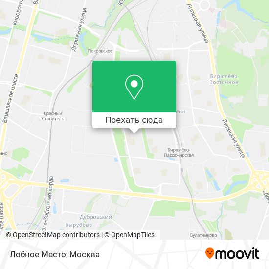 Карта Лобное Место