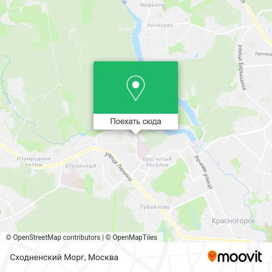 Карта Сходненский Морг
