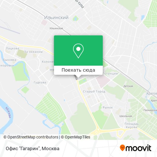 Карта Офис "Гагарин"