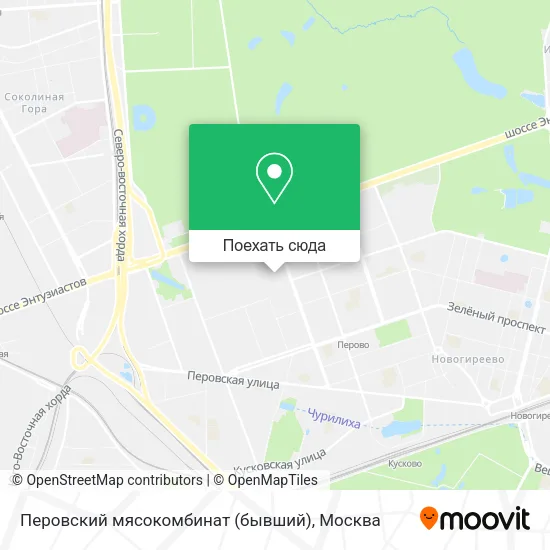 Карта Перовский мясокомбинат (бывший)