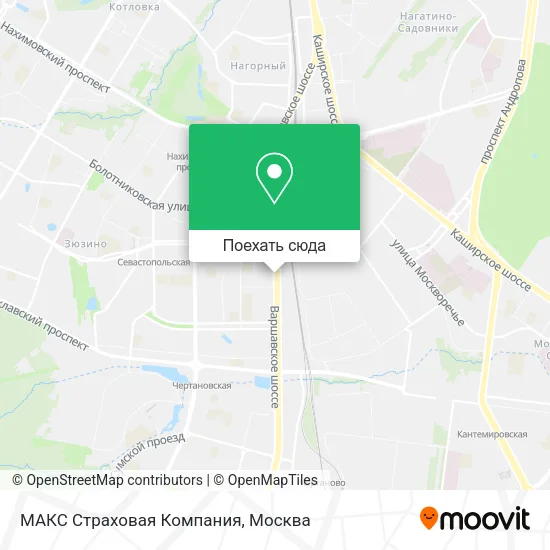 Карта МАКС Страховая Компания