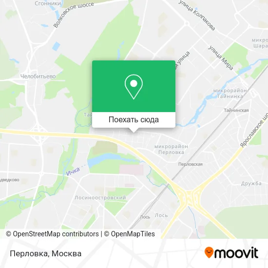 Карта Перловка