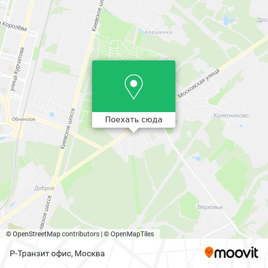 Карта Р-Транзит офис