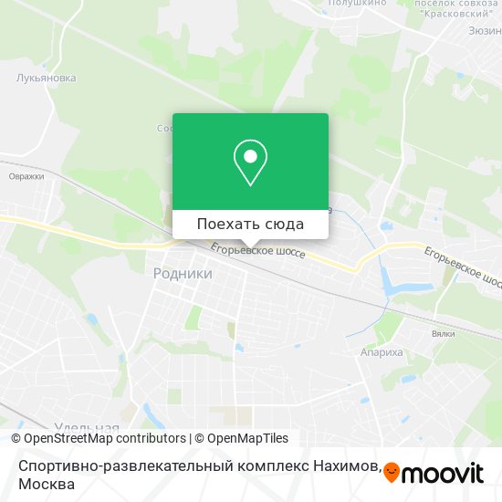 Карта Спортивно-развлекательный комплекс Нахимов