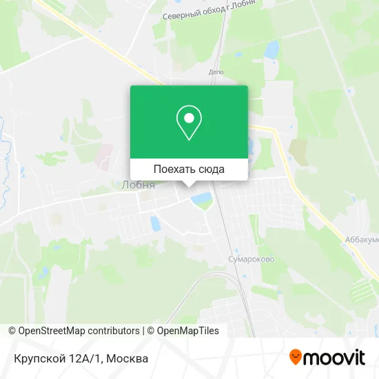 Карта Крупской 12А/1