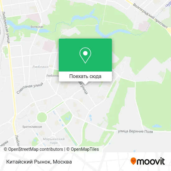 Карта Китайский Рынок