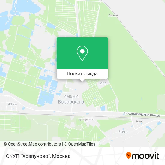 Карта СКУП "Храпуново"