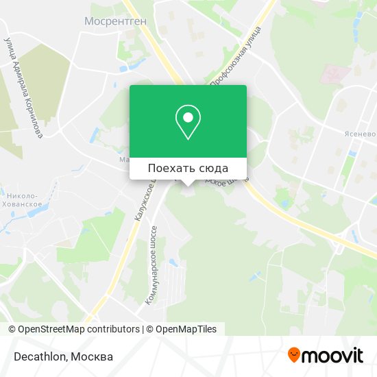 Карта Decathlon