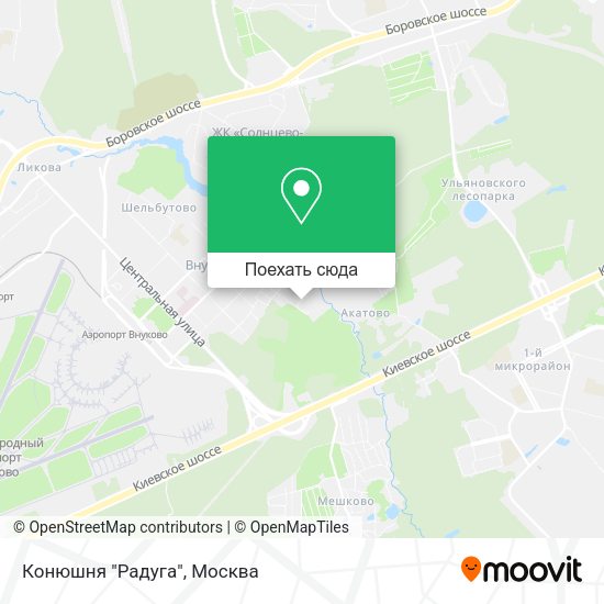Карта Конюшня "Радуга"