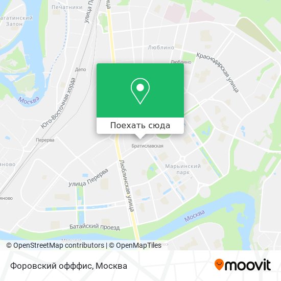 Карта Форовский офффис