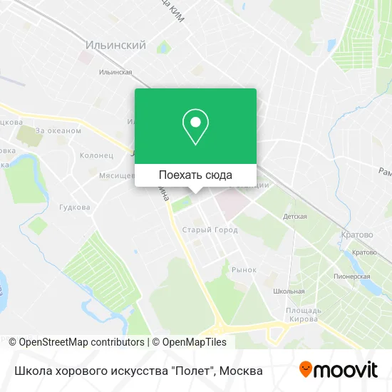 Карта Школа хорового искусства "Полет"