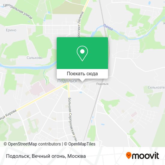 Карта Подольск, Вечный огонь