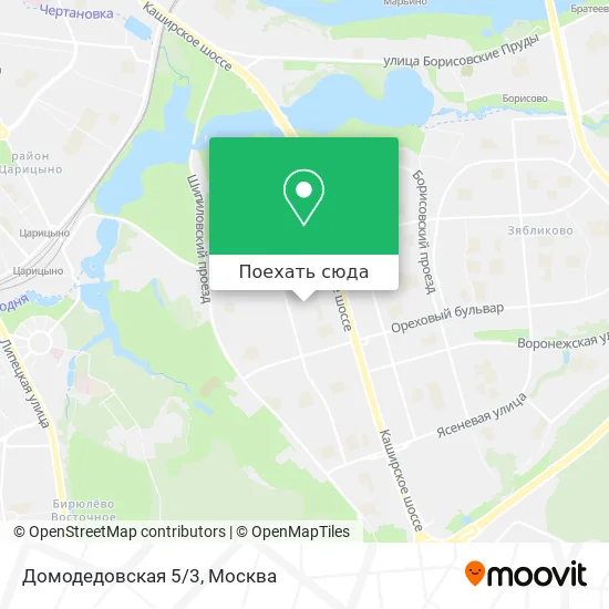 Карта Домодедовская 5/3