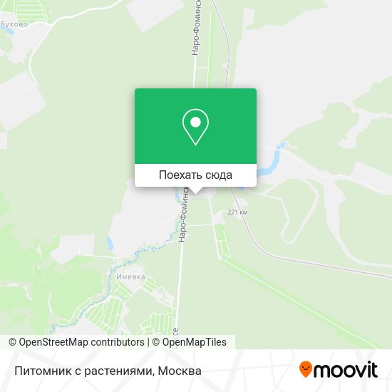 Карта Питомник с растениями