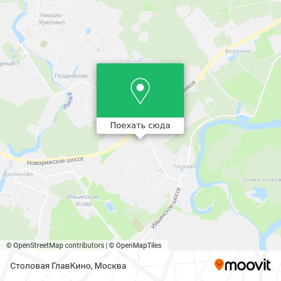 Карта Столовая ГлавКино