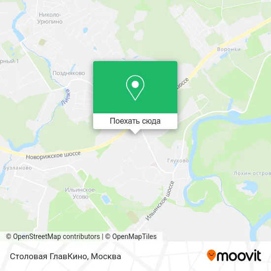 Карта Столовая ГлавКино