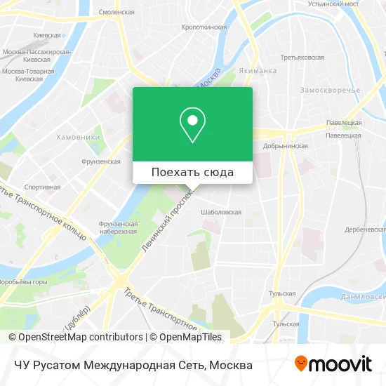 Карта ЧУ Русатом Международная Сеть