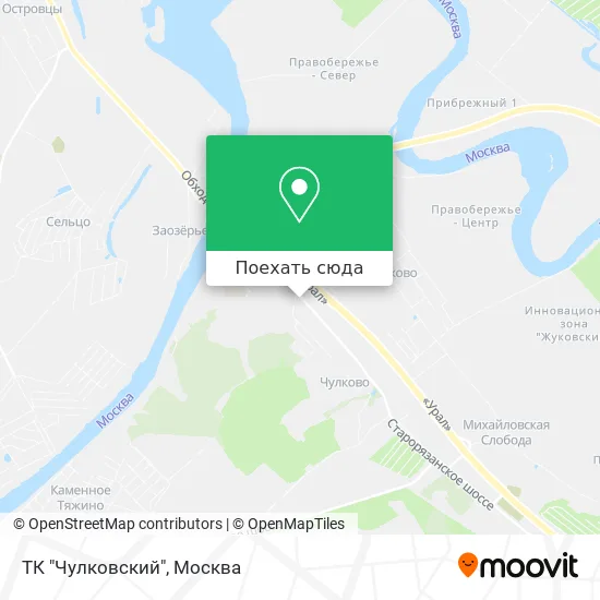 Карта ТК "Чулковский"