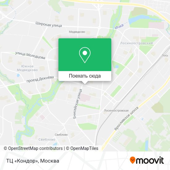 Карта ТЦ «Кондор»