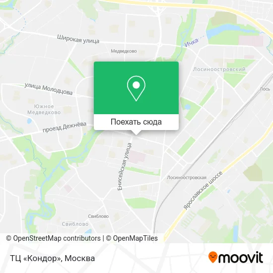 Карта ТЦ «Кондор»