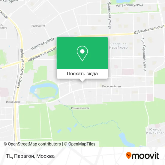 Карта ТЦ Парагон