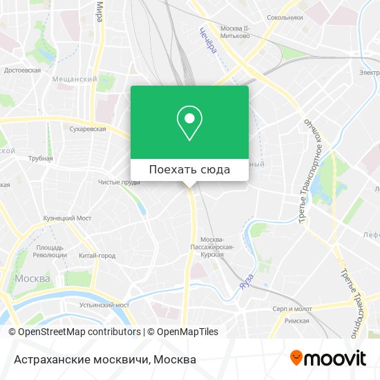 Карта Астраханские москвичи