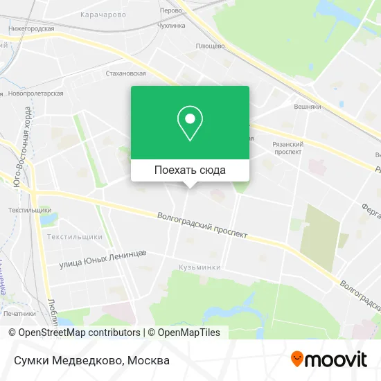 Карта Сумки Медведково