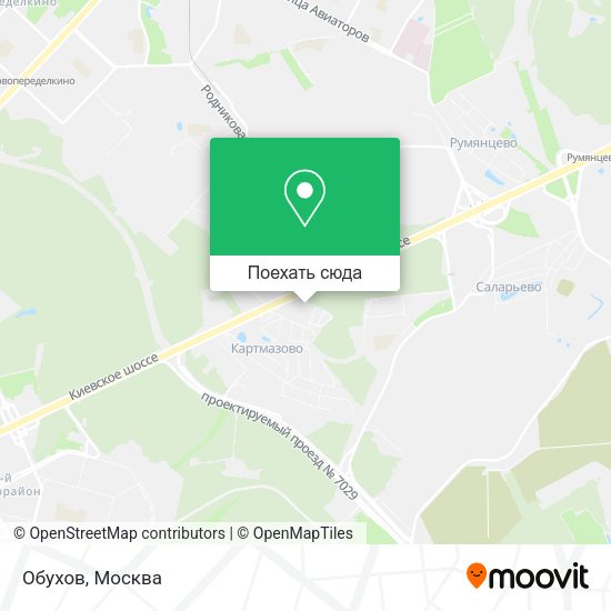 Карта Обухов