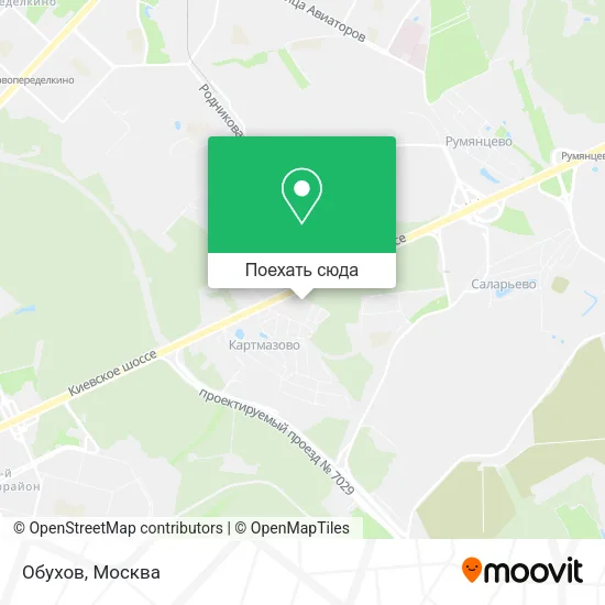 Карта Обухов