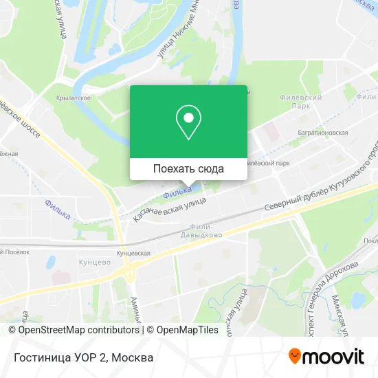 Карта Гостиница УОР 2