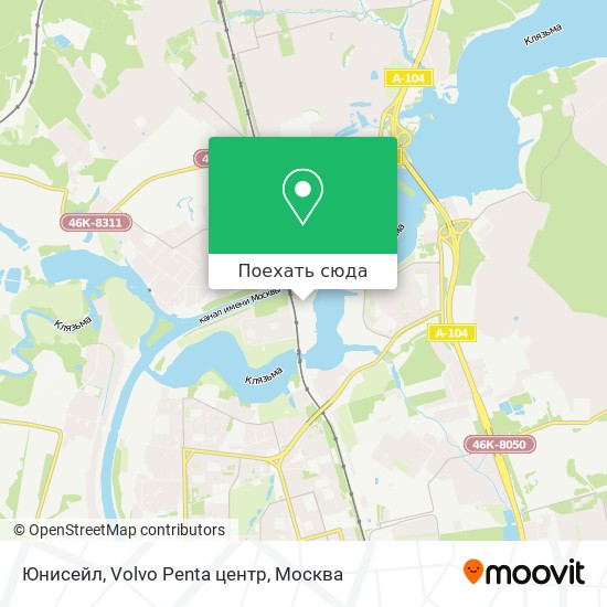 Карта Юнисейл, Volvo Penta центр