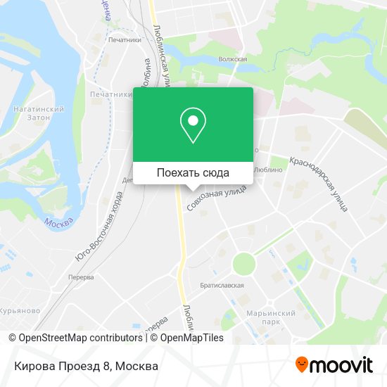 Карта Кирова Проезд 8