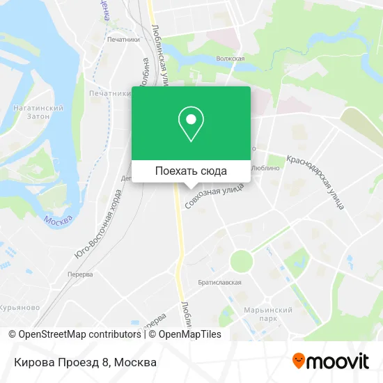 Карта Кирова Проезд 8