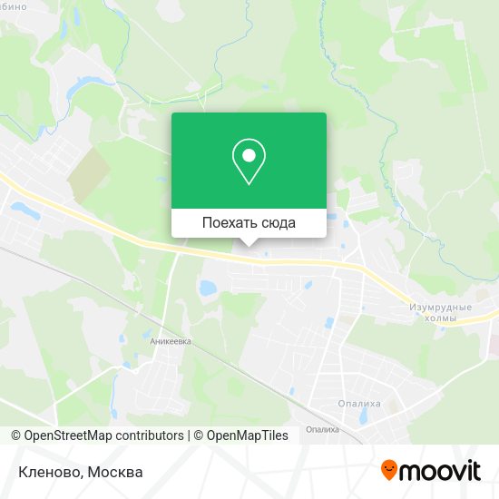 Карта Кленово
