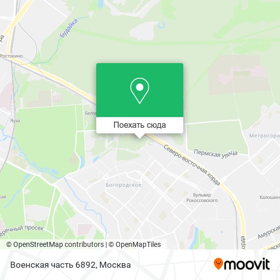 Карта Военская часть 6892