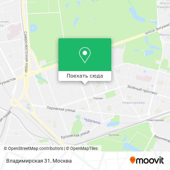 Карта Владимирская  31
