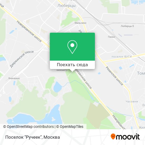 Карта Поселок "Ручеек"