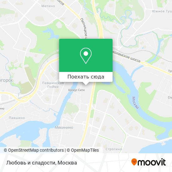 Карта Любовь и сладости
