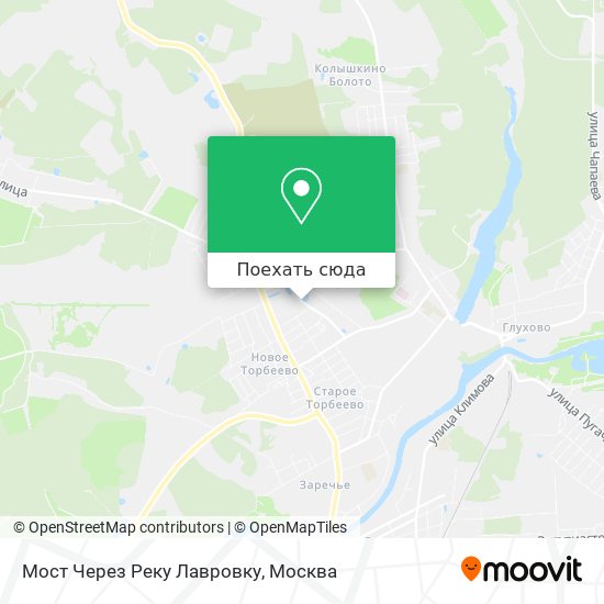 Карта Мост Через Реку Лавровку