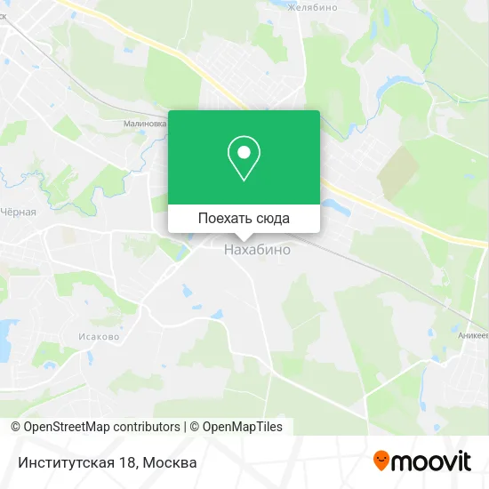 Карта Институтская 18