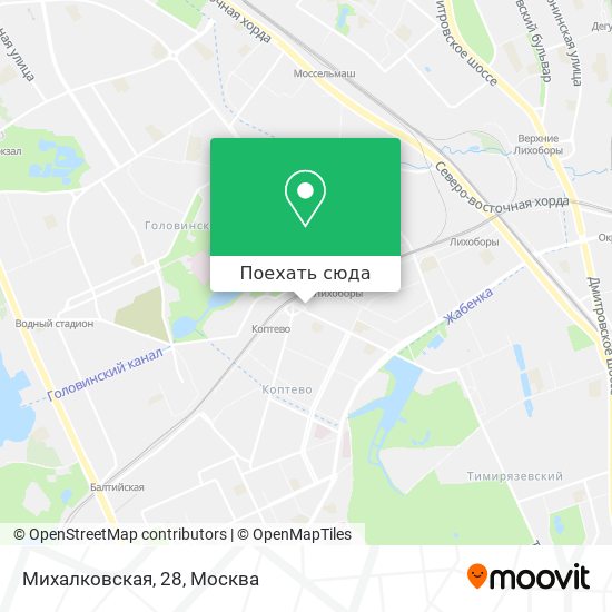 Карта Михалковская, 28