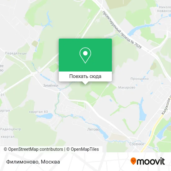 Карта Филимоново