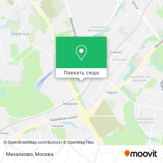 Карта Михалково