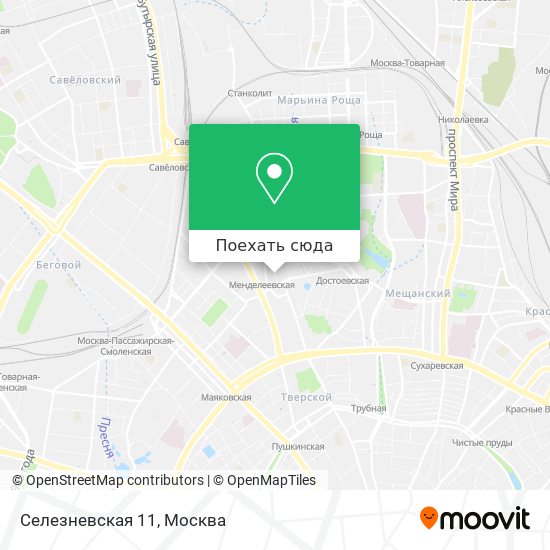 Карта Селезневская 11