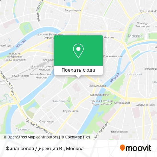 Карта Финансовая Дирекция RT