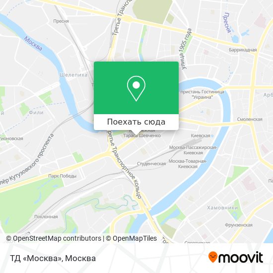 Карта ТД «Москва»